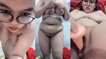 Ika BBW Montok Colok Memek Pakai Dildo Jumbo